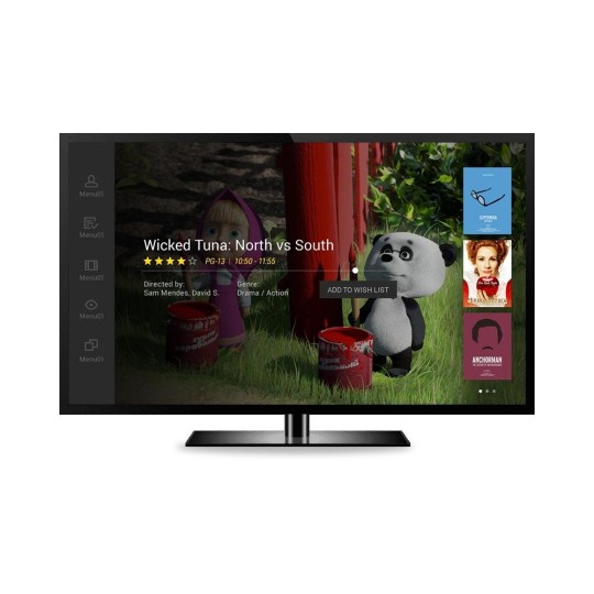 글로벌 텔레콤 IPTV 미디어 UI
